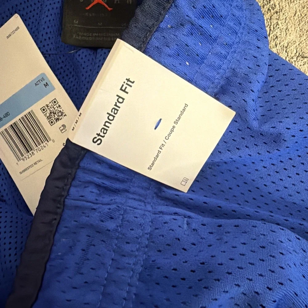 Nike Jordan Sport DNA HBR Shorts Blue With Logo Men's Size Medium DA7206-480
